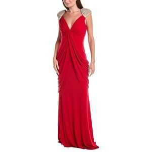 Issue New York Womens  Solid Embellished Maxi Dress
